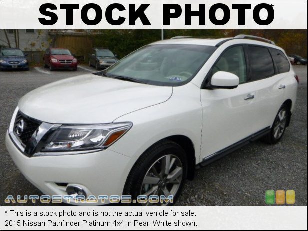 Stock photo for this 2015 Nissan Pathfinder 4x4 3.5 Liter DOHC 24-Valve CVTCS V6 Xtronic CVT Automatic