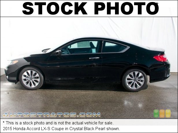 Stock photo for this 2015 Honda Accord LX-S Coupe 2.4 Liter DI DOHC 16-Valve i-VTEC 4 Cylinder CVT Automatic