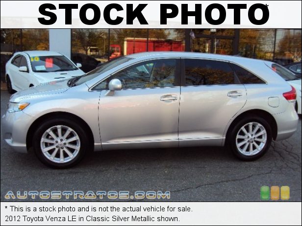 Stock photo for this 2012 Toyota Venza  2.7 Liter DOHC 16-Valve Dual VVT-i 4 Cylinder 6 Speed ECT-i Automatic