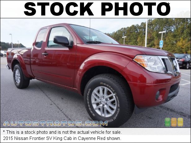 Stock photo for this 2015 Nissan Frontier S King Cab 2.5 Liter DOHC 16-Valve CVTCS 4 Cylinder 5 Speed Automatic
