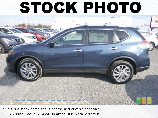 Stock photo for this 2015 Nissan Rogue SL AWD 2.5 Liter DOHC 16-Valve CVTCS 4 Cylinder Xtronic CVT AUtomatic