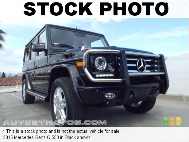 Stock photo for this 2015 Mercedes-Benz G 550 5.5 Liter DOHC 32-Valve VVT V8 7 Speed Automatic