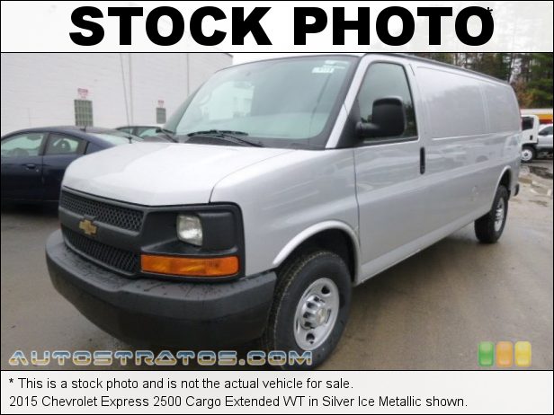 Stock photo for this 2015 Chevrolet Express 2500 Cargo Extended WT 6.0 Liter OHV 16-Valve FlexFuel Vortec V8 6 Speed Automatic