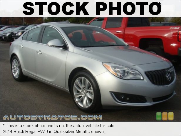 Stock photo for this 2014 Buick Regal FWD 2.4 Liter DI DOHC 16-Valve VVT 4 Cylinder Gasoline/eAssist Elect 6 Speed Automatic