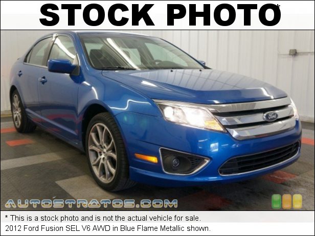 Stock photo for this 2012 Ford Fusion SEL V6 AWD 3.0 Liter Flex-Fuel DOHC 24-Valve VVT Duratec V6 6 Speed Selectshift Automatic