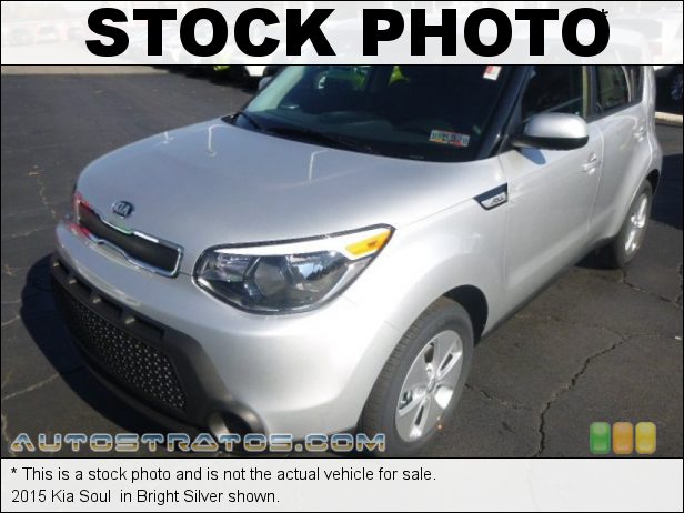 Stock photo for this 2015 Kia Soul  1.6 Liter GDI DOHC 16-Valve CVVT 4 Cylinder 6 Speed Manual
