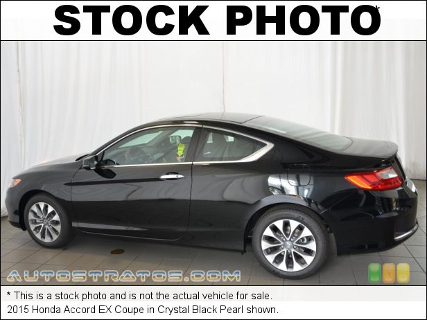 Stock photo for this 2015 Honda Accord EX Coupe 2.4 Liter DI DOHC 16-Valve i-VTEC 4 Cylinder CVT Automatic