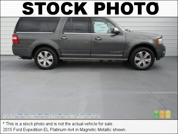 Stock photo for this 2015 Ford Expedition EL Platinum 4x4 3.5 Liter EcoBoost DI Turbocharged DOHC 24-Valve Ti-VCT V6 6 Speed SelectShift Automatic