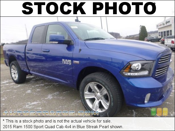 Stock photo for this 2015 Ram 1500 Sport Quad Cab 5.7 Liter OHV 16-Valve VVT MDS V8 8 Speed Automatic