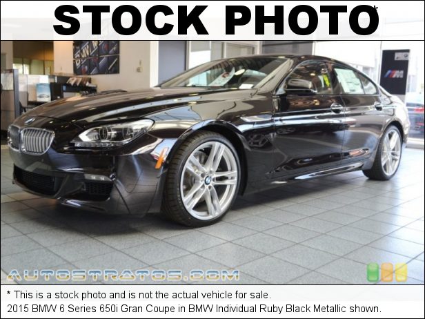 Stock photo for this 2015 BMW 6 Series 650i Gran Coupe 4.4 Liter TwinPower Turbocharged DI DOHC 32-Valve VVT V8 8 Speed Sport Automatic