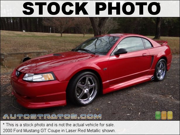 Stock photo for this 2000 Ford Mustang GT Coupe 4.6 Liter SOHC 16-Valve V8 4 Speed Automatic
