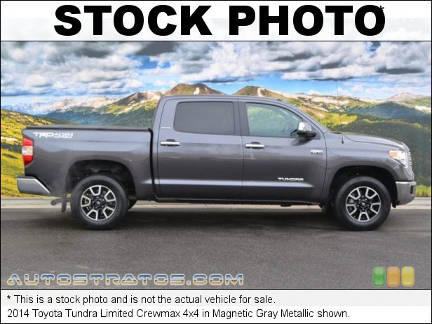 Stock photo for this 2014 Toyota Tundra Limited Crewmax 4x4 5.7 Liter Flex-Fuel DOHC 32-Valve Dual VVT-i V8 6 Speed Automatic