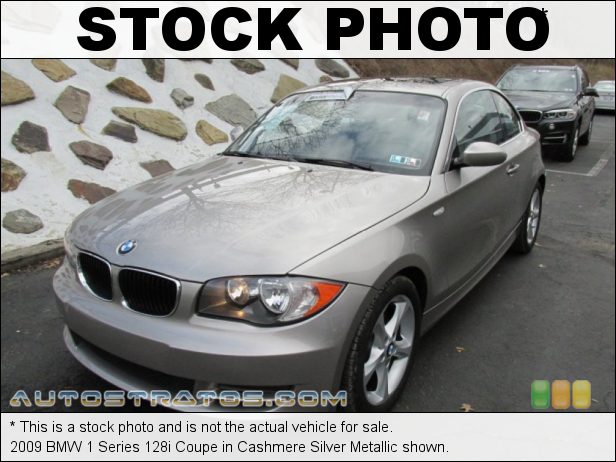 Stock photo for this 2009 BMW 1 Series 128i Coupe 3.0 Liter DOHC 24-Valve VVT Inline 6 Cylinder 6 Speed Steptronic Automatic