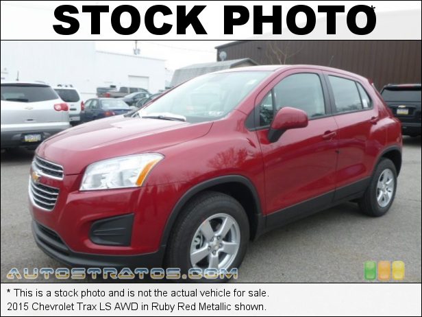 Stock photo for this 2015 Chevrolet Trax LS AWD 1.4 Liter Turbocharged DOHC 16-Valve ECOTEC 4 Cylinder 6 Speed Automatic