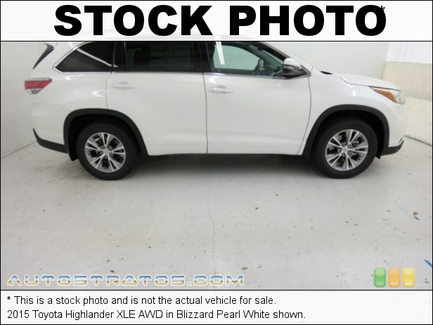 Stock photo for this 2015 Toyota Highlander XLE AWD 3.5 Liter DOHC 24-Valve Dual VVT-i V6 6 Speed Automatic