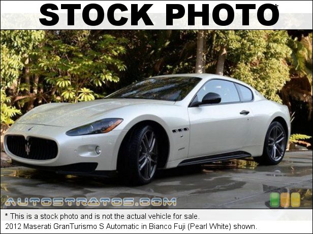 Stock photo for this 2012 Maserati GranTurismo S Automatic 4.7 Liter DOHC 32-Valve VVT V8 6 Speed ZF Paddle-Shift Automatic