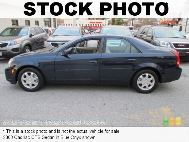 Stock photo for this 2003 Cadillac CTS Sedan 3.2 Liter DOHC 24-Valve V6 5 Speed Manual